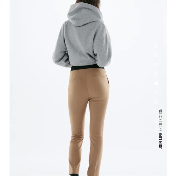 Zara Taupe Brown Pants - Picture 2 of 10